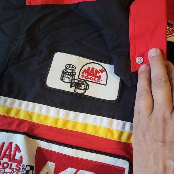 Vintage Mac Tools Mens Collar Shirt  M  Mechanic Racing - Picture 8 of 14